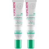Topicrem AC Control Balancing Anti-Blemish Care 2x40 ml Crème