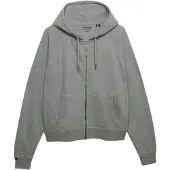 Superdry Sweatvest grijs gemêleerd