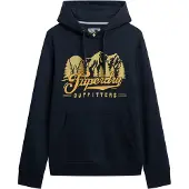 Superdry Sweatshirt 'Outfitters' marine / geel