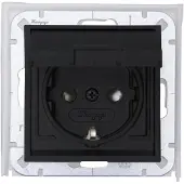 Enzo Kopp HK07 antraciet IP44 inbouw stopcontact RA deksel - 4623160