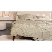 Essenza Dekbedovertrek Willow Stone Gray Satijn-140 x 200 / 220 cm | 1-Persoons