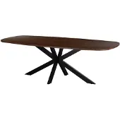 Giga Meubel Eettafel Jaimy Walnoot Deens Ovaal 240cm