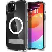 Spigen Ultra Hybrid S MagFit hoesje voor iPhone 15 Plus - Transparant