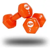 Muscle Power Vinyl dumbbells MP920 2 x 2 kg