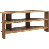 vidaXL HoekTVKabinet 100 x 40,5 x 45 cm Oud hout Bewerkt hout