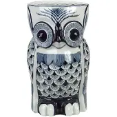 Pols Potten Stool Owl Flower Blue