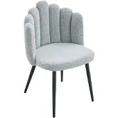 Homla - Chair - LUXE - Grey - 49x55x85 cm