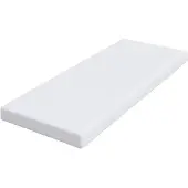 vidaXL Geheugen Schuim Matras Topper 80 x 200 cm Thick Zacht Wit