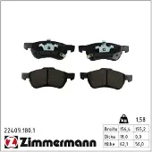 ZIMMERMANN 22409.180.1 Remblokken