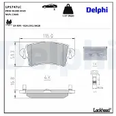 Delphi LP1747LC Remblokken