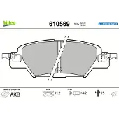 Valeo 610569 Remblokken
