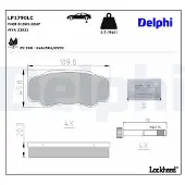 Delphi LP1790LC Remblokken