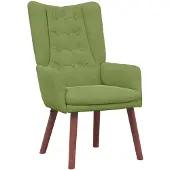 vidaXL Fauteuil Lichtgroen 63 x 67 x 94 cm Fluweel