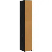 vidaXL Highboard Zwart eiken 30 x 41 x 185 cm Bewerkt hout
