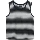 Superdry Top 'Athletic Essentials' nachtblauw / wit