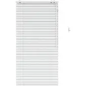 vidaXL Venetiaanse jaloezie Wit 75 x 160 cm 35 mm