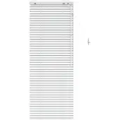 vidaXL Veneziaanse jaloezie, wit, 60 x 160 cm, 35 mm