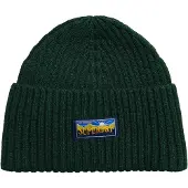 Superdry Radar Beanie van Wolmix Groen Grootte: 1SIZE