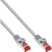 InLine Patchkabel, S/FTP (PiMf), Cat.6, 250 MHz, PVC, koper, grijs, 5m