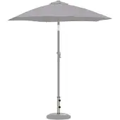 vidaXL Parasol Basisbuis 0.63 kg Natuurlijk RVS Roestvrij staal