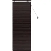 vidaXL Venetiaanse jaloezie Donkerbruin 65 x 160 cm 35 mm