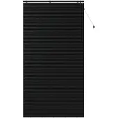 vidaXL Venetiaanse jaloezie Zwart 135 x 250 cm 35 mm