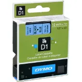 Dymo 45016 (S0720560) Tape Zwart op blauw (12 mm)