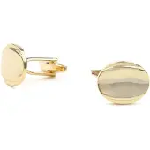 Suitable Manchetknoop Ovaal Goud -