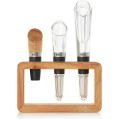 AdHoc Wijnset Vine Beluchter Filter Stop met Houder Multicolor
