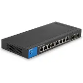 Linksys LGS310C - Netwerk Switch - Managed - 8-Poorten - 2 SFP Poorten- Zwart