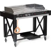 Hendi Gasgrill Atlanta, zwart, 13 kW, 1285 x 770 x (hoogte) 917 mm