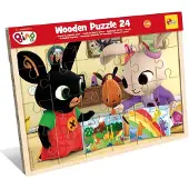 Lisciani Bing puzzel, houten, 24 stukjes -