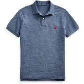 Ralph Lauren Heren Slim fit piqué poloshirt marine (3XL), Blauw, Casual, Katoen, Korte mouwen, Marineblauw 710548797012