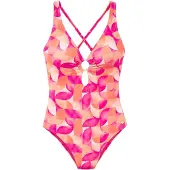 LASCANA Badpak oranje / abrikoos / perzik / pink
