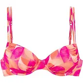LASCANA Bikinitop crème / oranje / pink