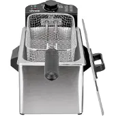 Livoo 3 L Deep Fryer - - DOC216 - 2000W - 3L - Removable stainless steel tank - Removable frying basket - Adjustable thermostat