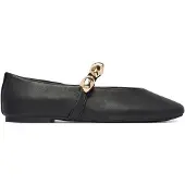 Steve madden Ballerina met riempjes 'Poppin' brons / zwart