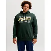 Jack & Jones PLUS - JJELOGO SWEAT HOOD 2 COL AW26 SN PLS Heren Trui