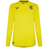 Castore Heren Rangers FC T-shirt met lange mouwen (Geel)