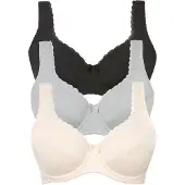 Bonprix Beugel bh met zacht biologisch katoen (set van 3) 95