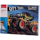 Sluban Power Bricks Off Road Fire Construction Game 264 Pieces Groen Kinderen