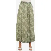 Big Dart Bloemen Hoge Taille Maxi Rok