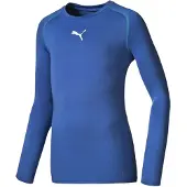 Puma Kinder/Kinder-T-shirt met lange mouwen en logo (Blauw)