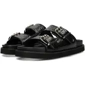 POSH by Poelman Sandalen met riem 'GARBY' zwart