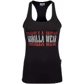 Gorilla wear Top 'Verona' rood / zwart / wit