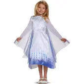 Disguise Snow Queen Elsa (104 Cm) Custom Blauw Kinderen