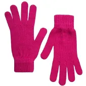 Superdry Klassieke Gebreide Handschoenen Roze Grootte: M/L