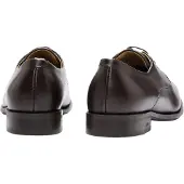BOSS Heren Colby Leren Derby Schoenen (Donkerbruin)