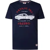 Petrol Industries Shirt navy / rood / wit
