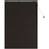 vidaXL Venetiaanse jaloezie Donkerbruin 120 x 160 cm 35 mm